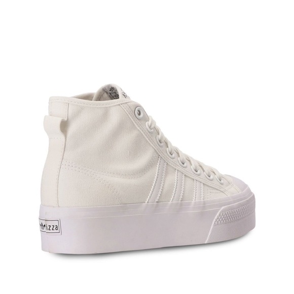 Adidas Nizza Flatform Mid Platform High Tops White - Picture 3 of 7